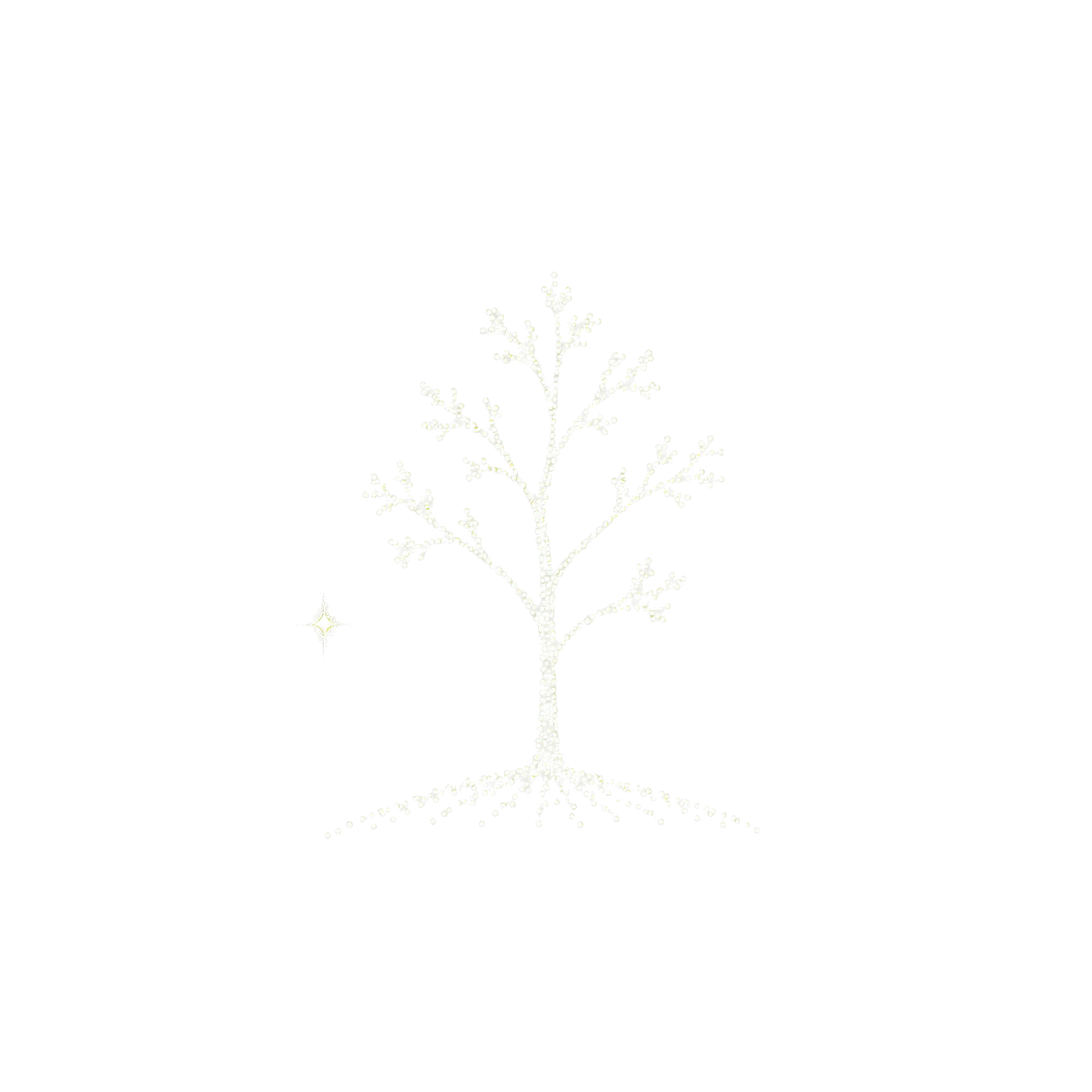 Growing dotted JOSIE tree with a star